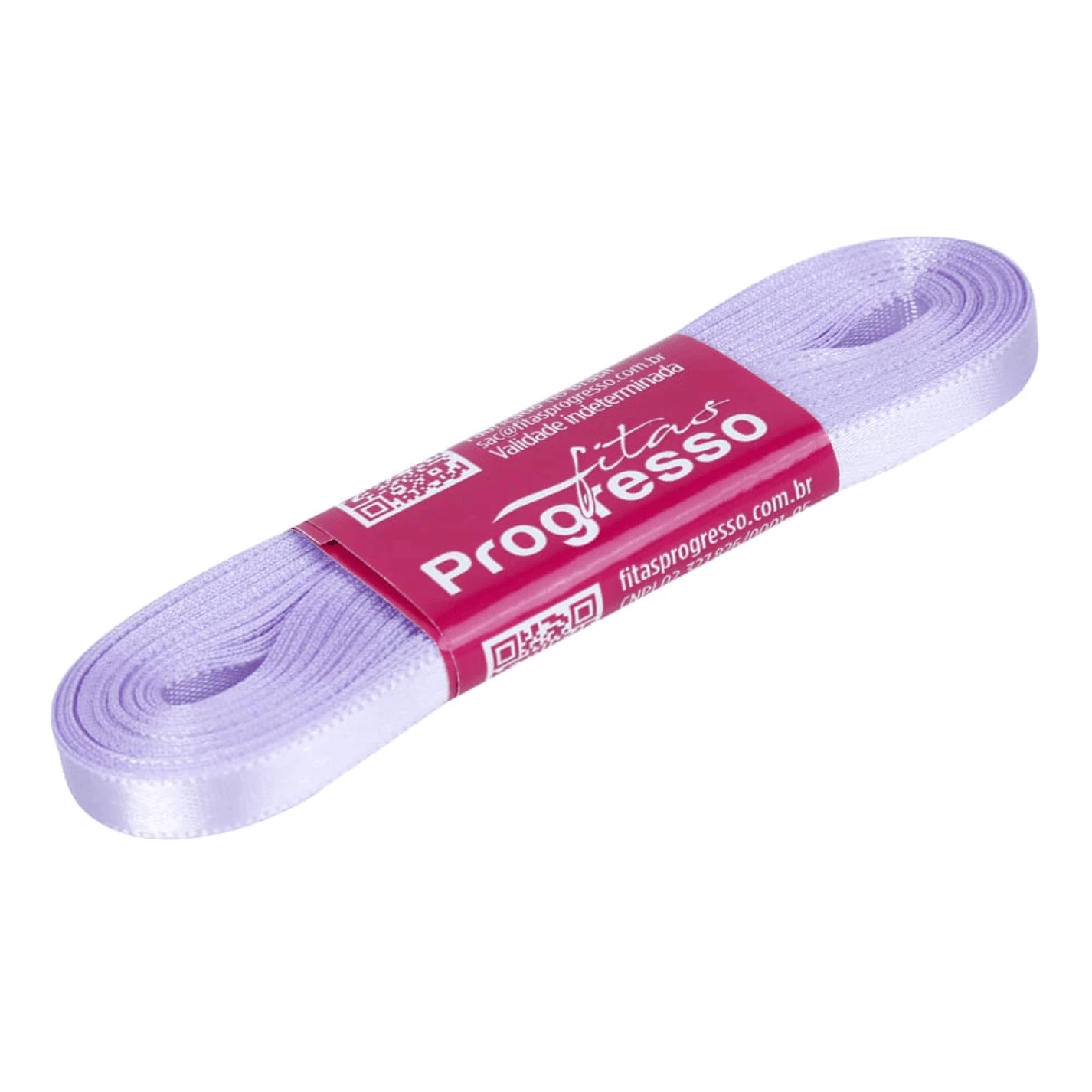 Satin Ribbon, 7mm Wide, In 10m Lengths. - PURPLE(color245) - View 1