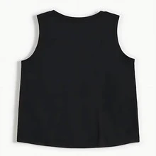 Men'S Funny Chicken Graphic Sleeveless Vest - Plus Size Casual Summer Shirt With F-Caw F-Chicken Design, Breathable Fabric, Regular Fit For Casual Attire, Chicken Shirt, Plus Size Minimalist, Modern, And Made For Versatility. This Sleeveless Tank Top Is The Ultimate Building Block For Countless Outfits-Durable, Easy To Care For, And Designed To Last, It's A Smart Investment For Any Wardrobe. Grab Yours Today And Experience Effortless Style At Its Best! - 黑色 - 查看 2