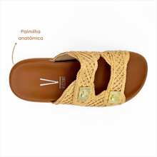 Women's Birken Vizzano Sandal, Openwork Fabric, Beach Style, Tractor Sole, Woven, Boho Comfort, Original - 天然/駱駝 - 查看 7