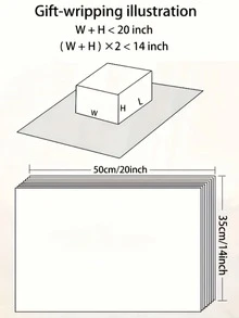 新款极简郁金香礼品包装纸，梨形纸，INS风，高级珠宝、鲜花包装材料 - 白色 - 查看 5