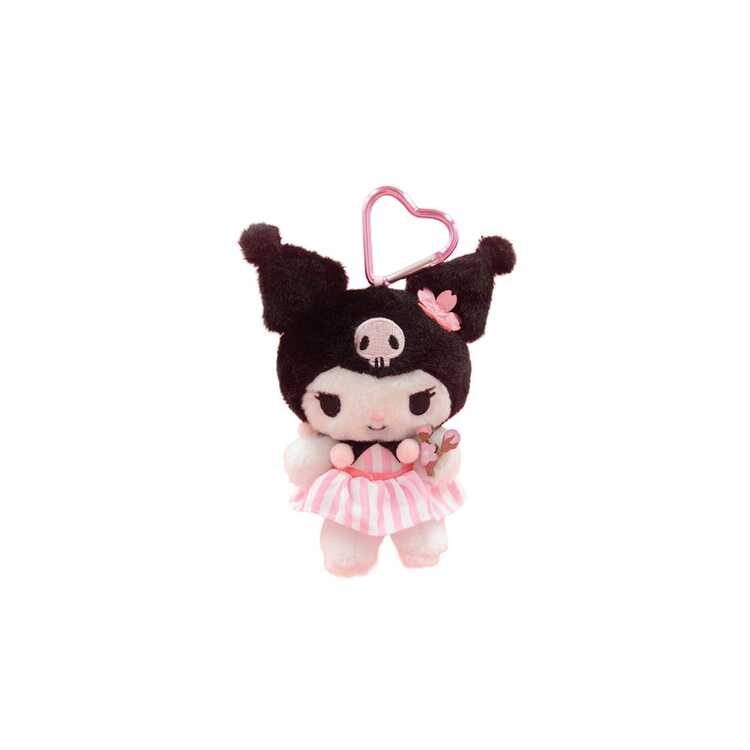 Offizielle Sanrio Sakura & Herz Serie: Kuromi und My Melody Plüsch Schlüsselanhänger - Weich und süße Cartoon Plüschtiere, können als Schlüsselanhänger oder Dekorationen verwendet werden, geliebt von Frauen, Kindern und Fans, perfekt zum Dekorieren von Rucksäcken und Schlüsselanhängern, um Ihren Lebensraum zu verschönern - Verschiedenfarbig - Übersicht 12