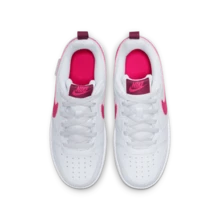 Nike Court Borough Low 2休閒 耐磨 低筒 兒童板鞋 BQ5448-015 - 白色 - 查看 2