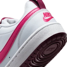 Nike Court Borough Low 2休閒 耐磨 低筒 兒童板鞋 BQ5448-015 - 白色 - 查看 7