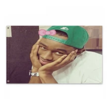 1PC Rapper Tyler American Flag The Creator 3*5FT, Tyler Concert Flag, Tyler Rap Banner, Hip Hop Poster,2026 Tyler Bedroom Party Decorations College Dorm Decor - Pink - View 6