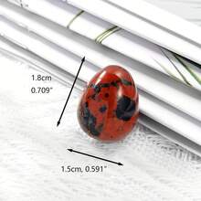 6/12 Pcs Natural Crystal Healing Stones Set - White Crystal, Rose Quartz, Tiger's Eye, Yellow Jade, Golden Swan, And Watermelon Red Gemstones For Home Decor, Meditation, Energy Healing, And Gift - Multicolor - View 8