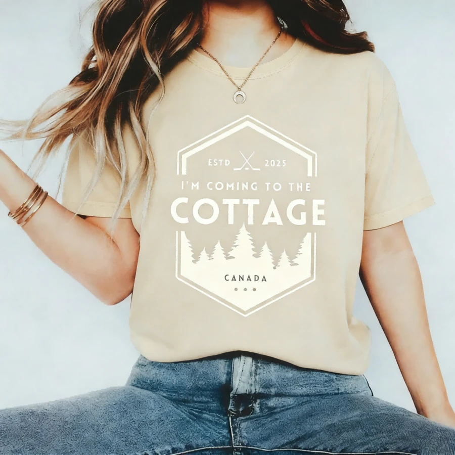 Heated Rivalry I'm Coming To The Cottage Shirt, Heated Rivalry Connor Ilya Sweatshirt, Heated Rivalry Merch, Hollander Rozanov Couple Shirt - Màu be - Xem 1