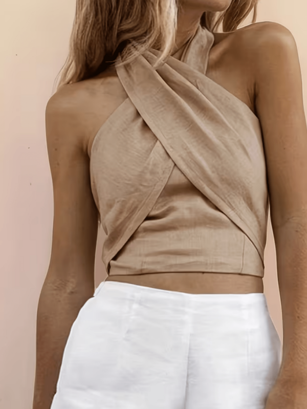 Damen einfarbiges figurbetontes Spaghetti-Träger Camisole Top, schlank geschnitten für den Lässig Sommer