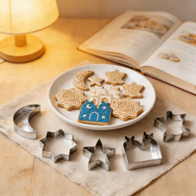 Camel, Star, Moon Stainless Steel Baking Molds, Suitable For Homemade Cookies And Pastries, Holiday Kitchen Tools For Home And Commercial Use, Ideal Gift For Bakers And Dessert Lovers