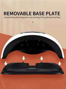 1pc 24 LED UV Nail Lamp, Nail & Toe Nail DIY Gel Nail Curing Light, USB Rechargeable Nail Dryer With 3 Timer Settings, Compact Design With Timer, No Discoloration, Suitable For Travel/Home/Gift/Nail Salon/SPA - Multicolor - View 9