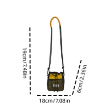 Men's Multi-Functional Black Crossbody Bag Lightweight Waterproof Nylon Shoulder Bag With Multiple Pockets For Daily Commute Outdoor Travel Casual Streetwear Crossbody Sling Bag For Men - Black - View 8