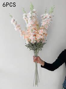 1/3/6支装 33.8英寸人造丝孔雀花长茎仿真植物，适用于家居装饰、房间装饰、婚礼装饰、落地花瓶装饰、春夏装饰、花园装饰、户外派对装饰、办公室装饰 - 彩色 - 查看 22