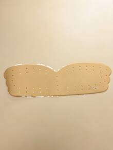 黑色和米色隐形无肩带文胸（半对装），粘性聚拢文胸，可重复使用的露背抹胸，适合搭配婚纱，四季皆宜。 - 彩色 - 查看 5