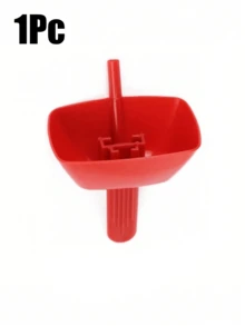 1pc Original Leak-Proof Ice Pop Holder With Straw, Convenient For Frozen Snacks, Prevents Mess - Red - View 6