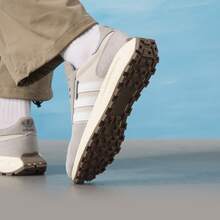 adidas originals Retropy E5 復古 休閒運動 皮革耐磨 低筒 休閒鞋 男女同款 - 灰白色 - 查看 4