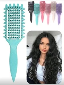 卷发定型梳、卷发梳、卷发专用卷发梳、男女通用卷发梳，可减少拉扯和卷发分离，适用于理发店、美容院等场所，是旅行必备的美发工具和美发产品及配件。 - A - 查看 1