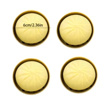 1pc Cute Squeeze Toy (Small Bun/6cm) / (Large Bun/10cm) Stress Relief Squishy Toy, Prank Gag Gift, Decorative Item, Squeeze Toy - Simulation Decompression Toys - View 15