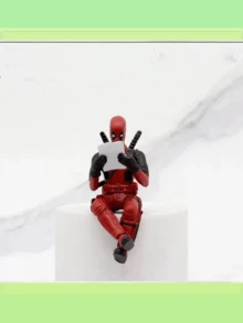 复仇者联盟死侍汽车装饰摆件，躺着、举着牌子、坐着，死侍桌面摆件，办公桌装饰，复活节礼物，圣诞节礼物，学生必备，生日礼物，派对礼品，收藏展示，儿童玩具，毛绒玩具，适合多种场景！ - 彩色 - 查看 14