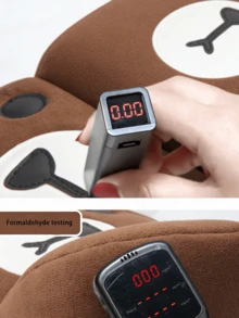 1个儿童汽车座椅头枕，泰迪熊旅行枕，安装简便，舒适睡眠支撑，透气面料，可调节，硅胶防滑颗粒，适用于婴儿车和汽车，婴儿旅行睡眠配件！ - 兒童汽車座椅頭枕 - 查看 11