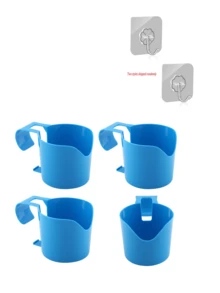 Portavasos para piscina, portavasos de plástico, adecuado para piscinas, portavasos de piscina de estilo de verano, adecuado para fiestas de verano, adecuado para la mayoría de las piscinas con estructura, incluye múltiples componentes - Accesorios de piscina. - Multicolor - Ver 8