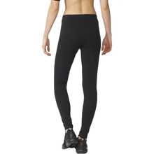 adidas 運動緊身褲緊身褲休閒褲 女款 - 黑色 - 查看 3