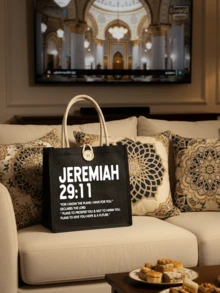 Petit sac à main pour femme avec lettrage Jeremiah. Sac à bandoulière élégant, organisateur de cosmétiques, sac de toilette léger et pliable, sac de courses multifonctionnel, parfait pour ranger les fournitures de bureau, les essentiels de voyage et les articles du quotidien. Convient pour les vacances, les trajets, les courses, les fêtes. Cadeau d'anniversaire, cadeau de Ramadan, accessoire de mariage, cadeau de Pâques, cadeau pour demoiselle d'honneur - Multicolore - Voir 8