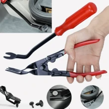 6-Piece Set Of Automotive Fastener Removal Tools, Including Trim Removal Rivet Clips, Car Door Panel Installers, Covers, And Heavy-Duty Metal O-Ring Pullers With Ergonomic Handles. The Durable Metal Structure Effectively Removes Seals, Making It An Ideal Automotive Repair Tool - A - View 4