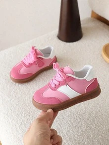 1双儿童运动鞋，新款春秋季女童休闲鞋，运动鞋，男童训练鞋 - 粉色 - 查看 3