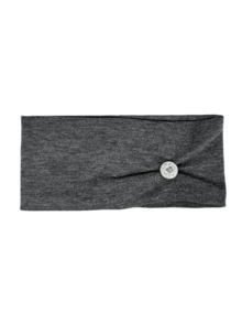 1条Y2K风格宽针织发带，带金属纽扣装饰，弹力防滑发带，适合女性和女孩，是街头服饰、日常穿搭和运动的理想之选，四季皆宜的时尚发饰。 - A - 查看 9