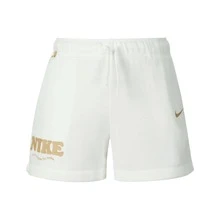Quần short thể thao Nike Letter Lace-Up thoáng khí, dáng rộng, thoải mái, dành cho nữ, màu trắng ngà. - cánh buồm trắng - Xem 15