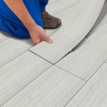 10 miếng dán sàn tự dính 40x15cm, giấy dán tường có thể tháo rời, gạch lát sàn vân gỗ PVC dày, thích hợp cho phòng ngủ, phòng khách, nhà bếp, văn phòng, dễ dàng lắp đặt không cần keo. - 40x15cm - Xem 5