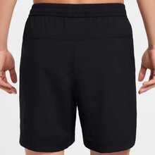 Nike Dri-Fit Dri-FIT純色腰部抽繩速乾休閒短褲 男款黑色 - 黑色 - 查看 2