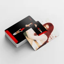 92 Stücke/Set K-POP Stern Jennie Ruby Album Grußkarten & Aufkleber, sammelbare LOMO Karten, geeignet zum Dekorieren von Tagebüchern und Fotowänden, perfektes Urlaubsgeschenk für Fans und Freunde - Verschiedenfarbig - Übersicht 6