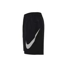 Nike Form Dri-FIT logo標誌繫帶快乾運動休閒短褲 男款 黑色 - 黑色 - 查看 2