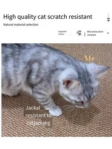 1pc Washable Asymmetrical Pineapple Rug (Faux Jute), Decorative Carpet, Bedroom Decor, Small Rug, Carpet, Home Decor, Living Room Carpet, Living Room Small Rug, Bedroom Rug, Living Room Home Decor, Outdoor Rug, Washable Rug, Very Cute, Machine Washable, Foldable, Easy To Clean Durable, Personalized Home, Fashionable Home Decor, Holiday Decor, New Platform Item, Holiday, Personalized Home, Fashionable Home Decor, Small Rug - Camel - View 7