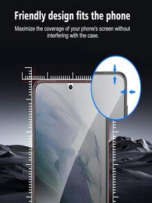 2Pcs Anti-Spy Tempered Glass Screen Protection Compatible With Samsung Galaxy S25 S24 A57 A37/Compatible With IPhone 17 16/Compatible With HUAWEI/Honor/Compatible With Xiaomi 15T/Poco/Redmi Note 15 Full Coverage 9H Hardness Anti-Fingerprint Case Friendly, Easy Apply Thin Design, Sensitive Touch, Dust-Proof Compatible Full Coverage No Light Leak Privacy Electroplated Oleophobic Coating - Black - View 10