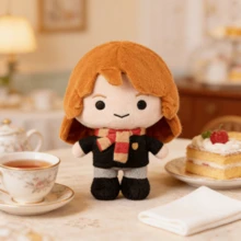 9.45英寸/24厘米哈利波特系列毛绒玩偶赫敏玩偶，可爱卡通造型，生日礼物，电影和电视剧灵感收藏品 - Hermione - 查看 7