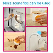 Sponge Eraser Shoe Cleaning Eraser Shoe Sponge Eraser Rubber Eraser Household Magic Sponge Eraser Rubber Sponge Eraser Rubber Sponge Cleaner Multi-Purpose Kitchen Cleaning Block Kitchen Cleaning Sponge Dishwashing Sponge For Cleaning Dishes, Teaware, Cups And Tea Stains Magic Cleaning Agent Cleaner Multi-Purpose Shoe Cleaning Agent - Multicolor - View 9