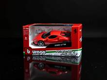 Bburago 1/43 Ferrari 296GTB Die-Cast Model Car, A Collectible And Toy, Suitable As A Holiday Gift. - Red - View 5
