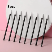 600Pcs Eyelash Extension Supplies Kit Lip Applicators Disposable Lash Spoolies Brushes Mascara Brush Lipstick Tester Wands Black - Black - View 11
