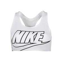 Nike Dri-Fit Swoosh 速乾中度支撐一片式胸墊 運動內衣 女款 白色 - 白色 - 查看 14
