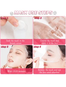 100/50/30/15pcs Portable Compressed Facial Cleansing Sheets - Beauty Salon Grade Non-Woven Compressed Cleansing Wipes - Multicolor - View 8