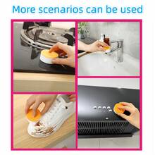 Sponge Eraser Shoe Cleaning Eraser Shoe Sponge Eraser Rubber Eraser Household Magic Sponge Eraser Rubber Sponge Eraser Rubber Sponge Cleaner Multi-Purpose Kitchen Cleaning Block Kitchen Cleaning Sponge Dishwashing Sponge For Cleaning Dishes, Teaware, Cups And Tea Stains Magic Cleaning Agent Cleaner Multi-Purpose Shoe Cleaning Agent - Multicolor - View 8
