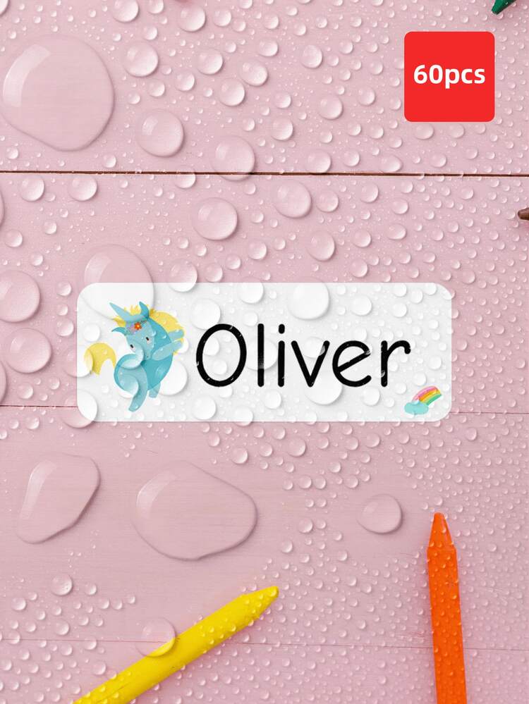 1-360pcs Custom Name Labels, Personalized Stationery Stickers, Cute Animal Stickers, No-Iron Labels, Transparent, Waterproof & Oilproof, Suitable For Dorm Storage, Classroom, Office, Daycare, School Supplies, Home, High-Quality, Cute, Stylish, Durable Labels, Great Gift For Son, Daughter, Teacher, Student, Friend, Family, Classmate, Ideal For Back To School Season, Group Activities, Daily Activities Scrapbook Supplies Funny Stickers Scrapbooking Supplies Kindle - Style 2 - View 28