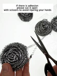 20片装不锈钢百洁布，金属百洁布，适用于清洁餐具、碗碟、锅具、炉灶、抽油烟机、水槽、浴室等，清洁用品 - 20Pcs - 查看 7