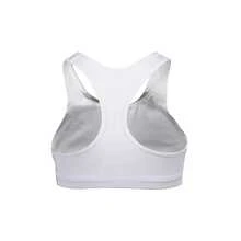 Nike Dri-Fit Swoosh 速乾中度支撐一片式胸墊 運動內衣 女款 白色 - 白色 - 查看 2