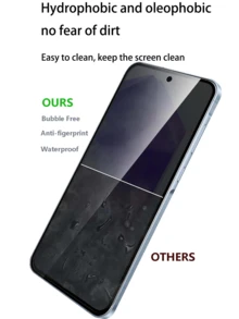 5Pcs High-Definition Privacy Privacy Tempered Glass Screen Protector, Compatible With And A37, 9H High-Definition Tempered Glass, Scratch And Drop Resistant, Waterproof And Oil Resistant, Suitable As A Holiday/Christmas/Birthday Gift. - Multicolor - View 4