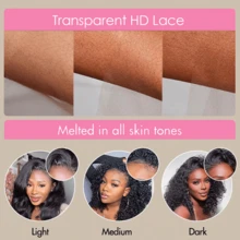 30 Inch Deep Wave Lace Front Wigs Human Hair 200 Density 13x4 13x6 Transparent HD Lace Frontal Wigs Human Hair Pre Plucked Kinky Curly Wig Glueless Wigs For Women Natural Black Color 8-34 Inches Jerry Curly Bob Wig Free Part Water Wave Long Deep Curly Human Hair Wig For Daily Use - Natural Black - 查看 8