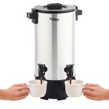 Cafetera Industrial Percoladora 45 Tazas con Doble Dispensador, Acero Inoxidable Adir - Plateado - Ver 6