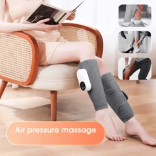 This Leg Massager Features Heating And Air Compression Functions. It's A Wireless Calf Massager With 3 Modes And 3 Intensity Levels, Beneficial For Muscles, And Makes An Ideal Gift For Christmas, Mother's Day, And Father's Day. - Xám - Xem 7