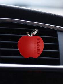 Ambientador de coche con forma de manzana de colores múltiples, incluye clip decorativo para rejilla de ventilación y almohadillas con fragancia. Mejora la decoración interior de tu coche con su diseño único de manzana y su agradable aroma floral. Se envía al azar, estilo antiguo o nuevo. - Multicolor - Ver 7